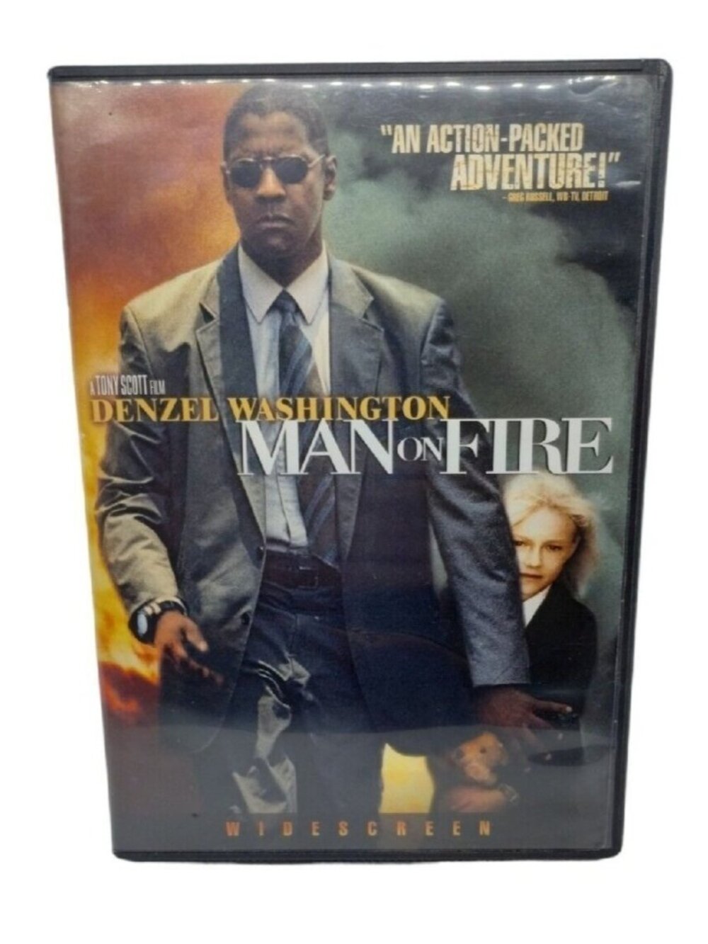 Man on Fire Action Adventure Thriller DVD Movie 2004 Denzel Washington Rated R
